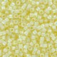Toho Treasure Perlen 11/0 Inside-Color Crystal/Opaque Yellow-Lined TT-01-770